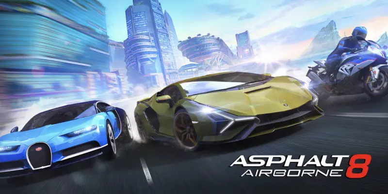 لعبة أسفلت 8 القيادة الهوائية