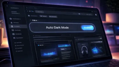 الوضع الداكن في المتصفح