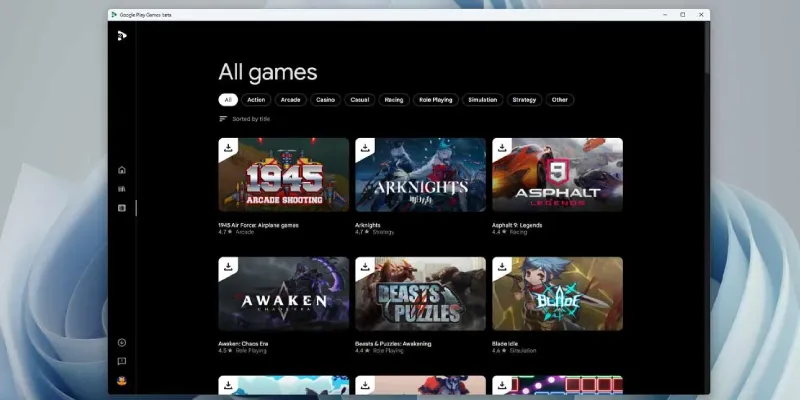 جوجل بلاي غيمز