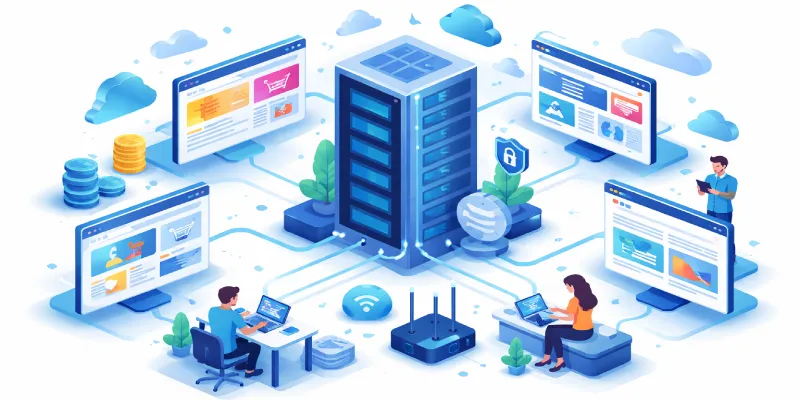 كيف تعمل الاستضافة المشتركة