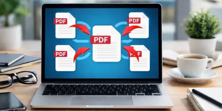 دمج ملفات PDF