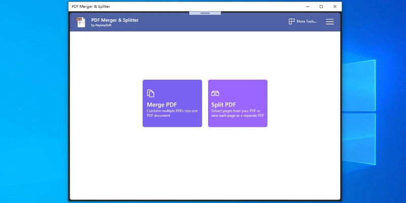 برنامج PDF Merger & Splitter