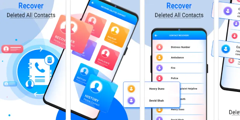 تطبيق Recover Deleted All Contacts