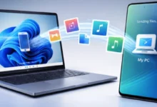 مشاركة الملفات بين أندرويد و ويندوز