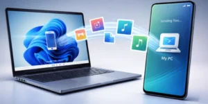 مشاركة الملفات بين أندرويد و ويندوز