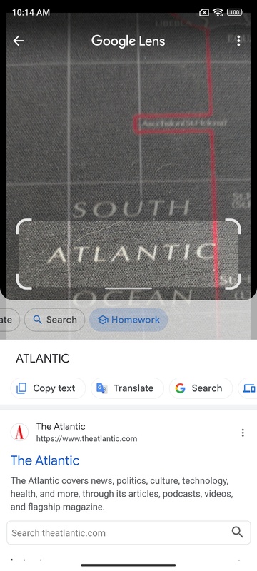 تطبيق Google Lens - لقطة شاشة 4