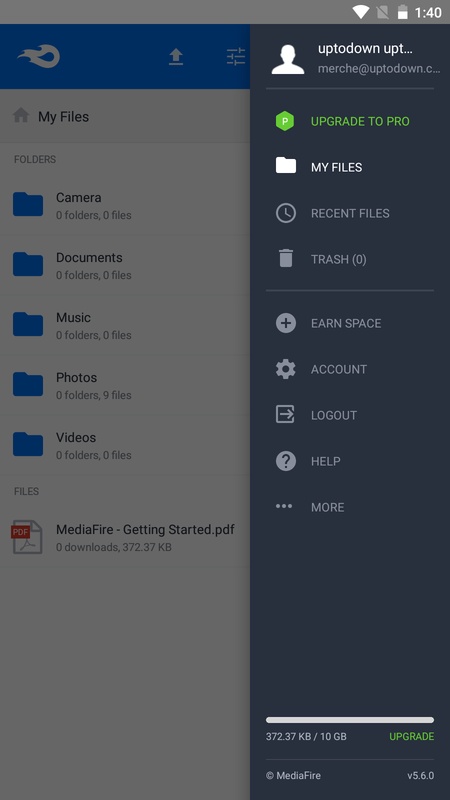 تطبيق MediaFire - لقطة شاشة 4