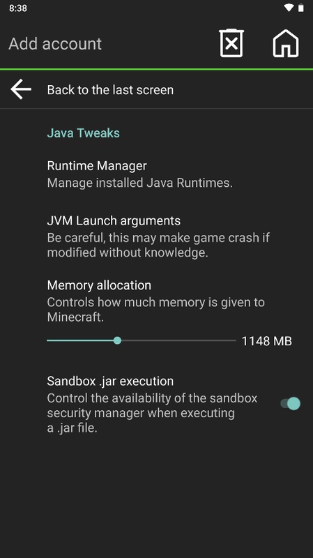تطبيق PojavLauncher (Minecraft: Java Edition) - لقطة شاشة 3