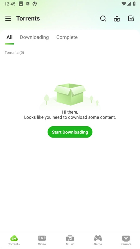 تطبيق uTorrent - لقطة شاشة 2